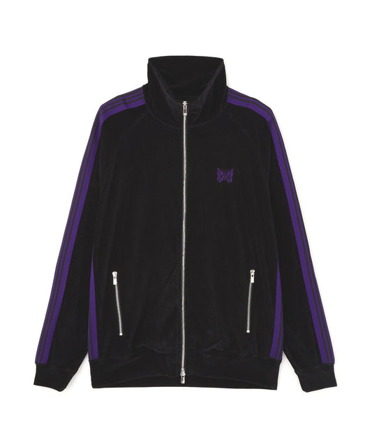 NEEDLES LHP EXCLUSIVE TRACK JACKET C/PE VELOUR 夾克 BLACK