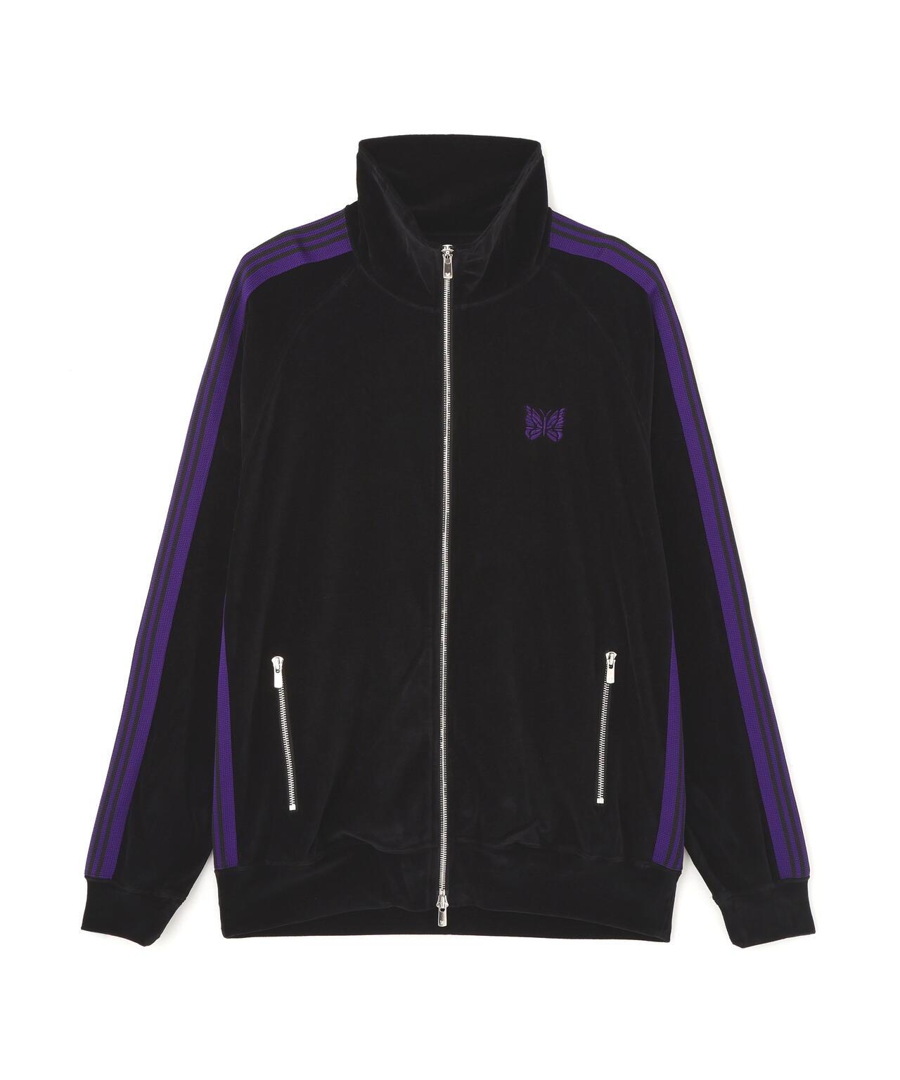 NEEDLES LHP EXCLUSIVE TRACK JACKET C/PE VELOUR 夾克 BLACK