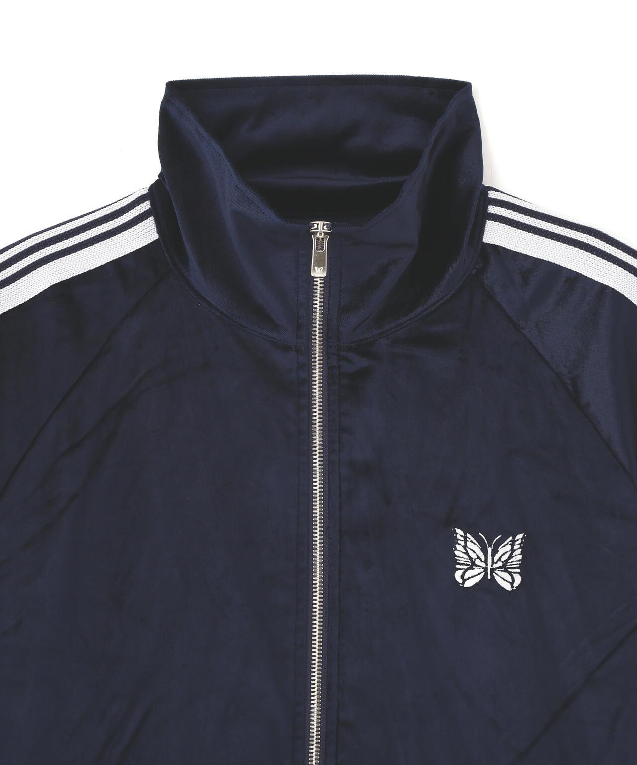 NEEDLES ニードルズ LHP EXCLUSIVE TRACK JACKET - C/PE VELOUR (NAVY)