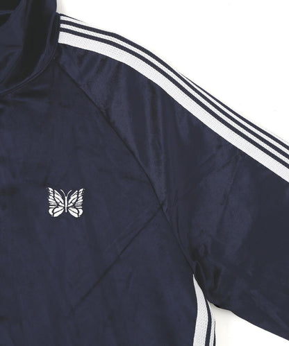NEEDLES ニードルズ LHP EXCLUSIVE TRACK JACKET - C/PE VELOUR (NAVY)