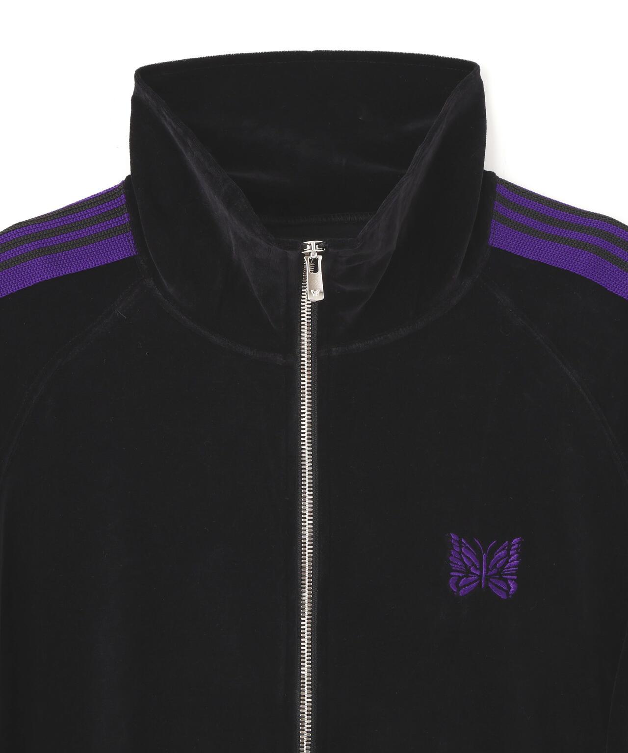 NEEDLES LHP EXCLUSIVE TRACK JACKET C/PE VELOUR 夾克 BLACK