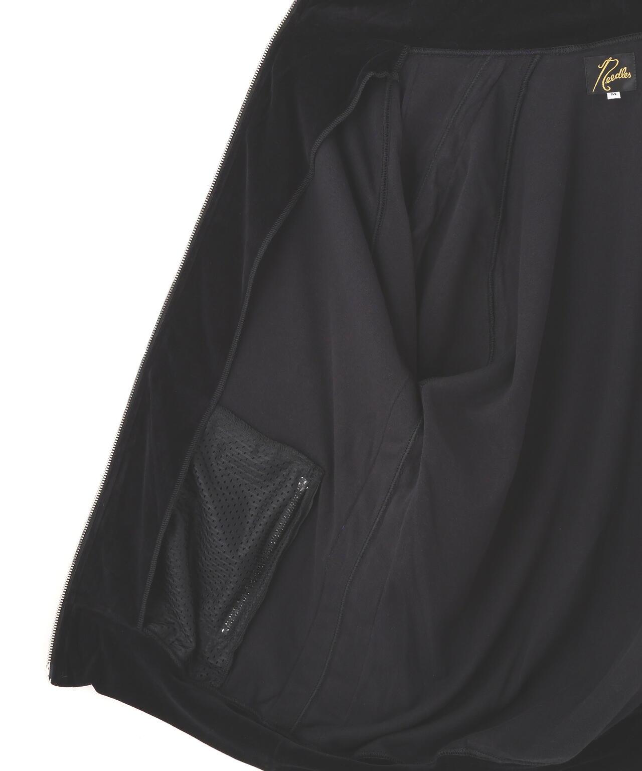 NEEDLES LHP EXCLUSIVE TRACK JACKET C/PE VELOUR 夾克 BLACK