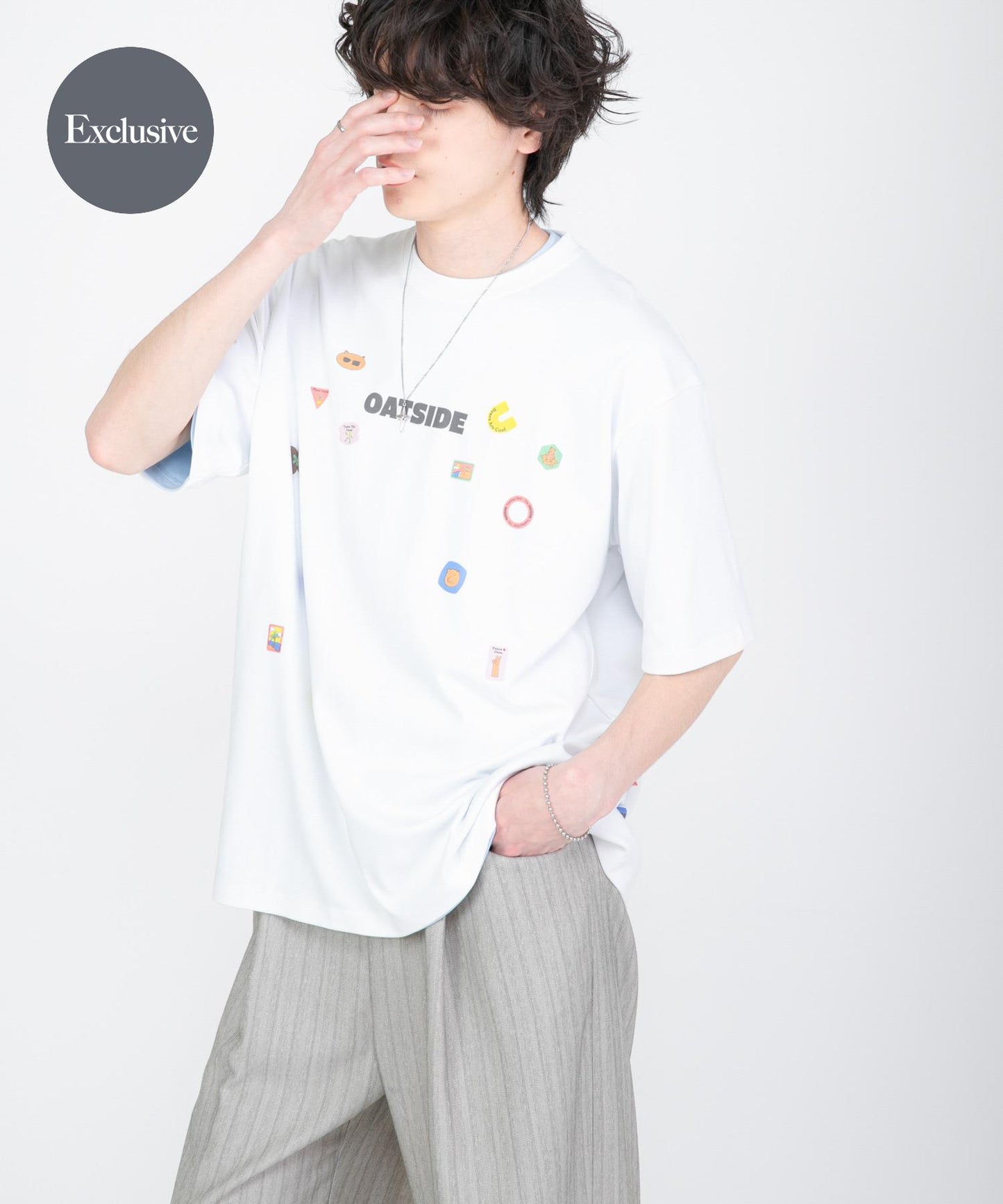 OATSIDE×SENSE OF PLACE 圖案T恤 C款