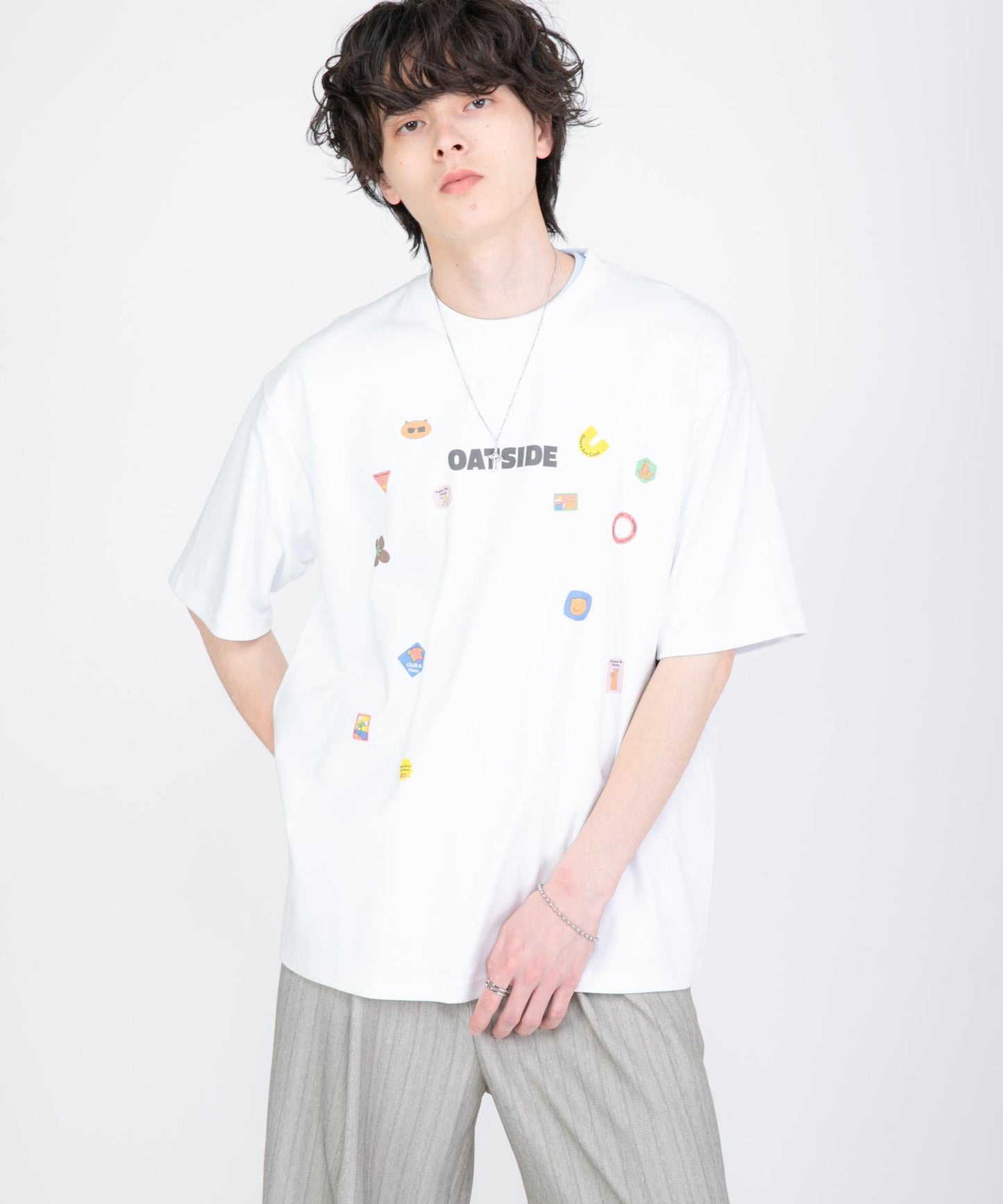 OATSIDE×SENSE OF PLACE 圖案T恤 C款