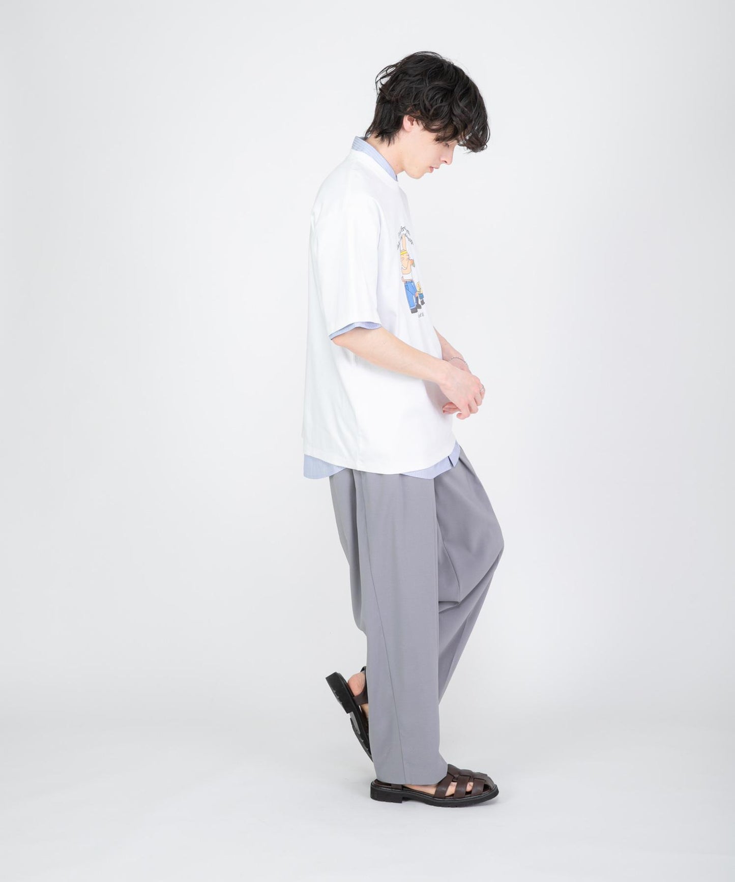 聯名 OATSIDE×SENSE OF PLACE 圖案T恤 A款
