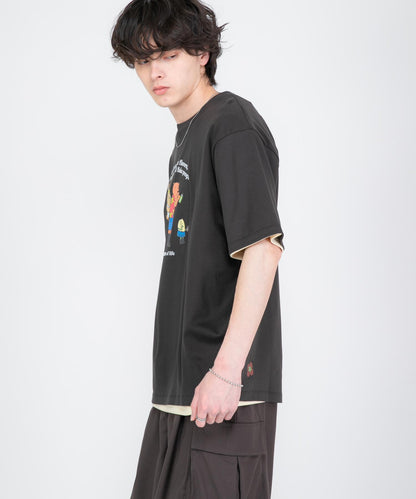 聯名 OATSIDE×SENSE OF PLACE 圖案T恤 A款