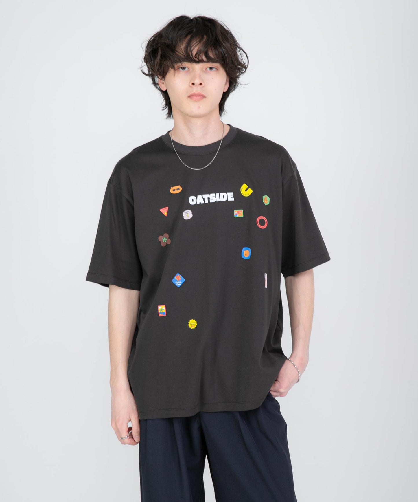 OATSIDE×SENSE OF PLACE 圖案T恤 C款