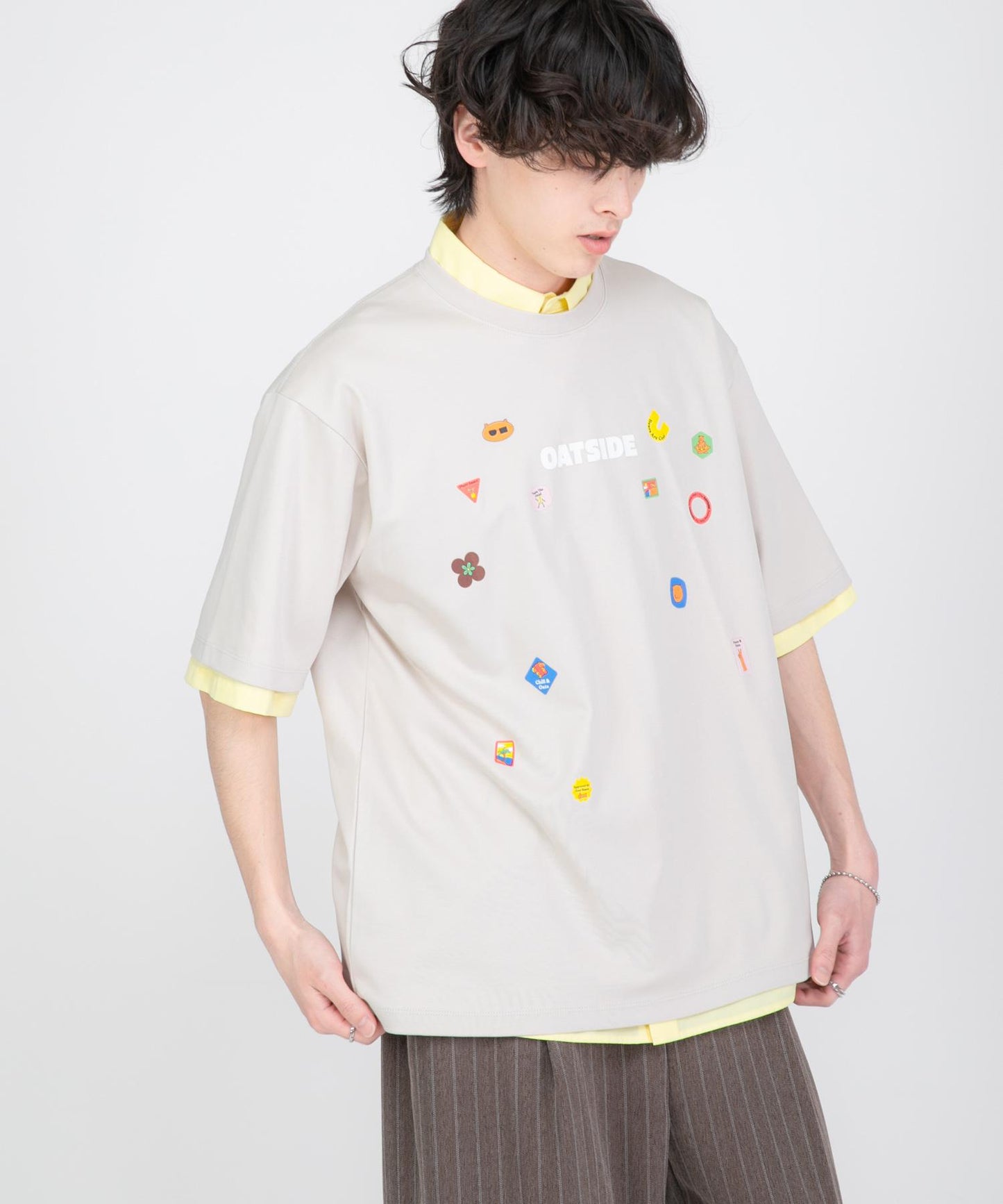 OATSIDE×SENSE OF PLACE 圖案T恤 C款