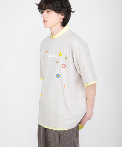 OATSIDE×SENSE OF PLACE 圖案T恤 C款
