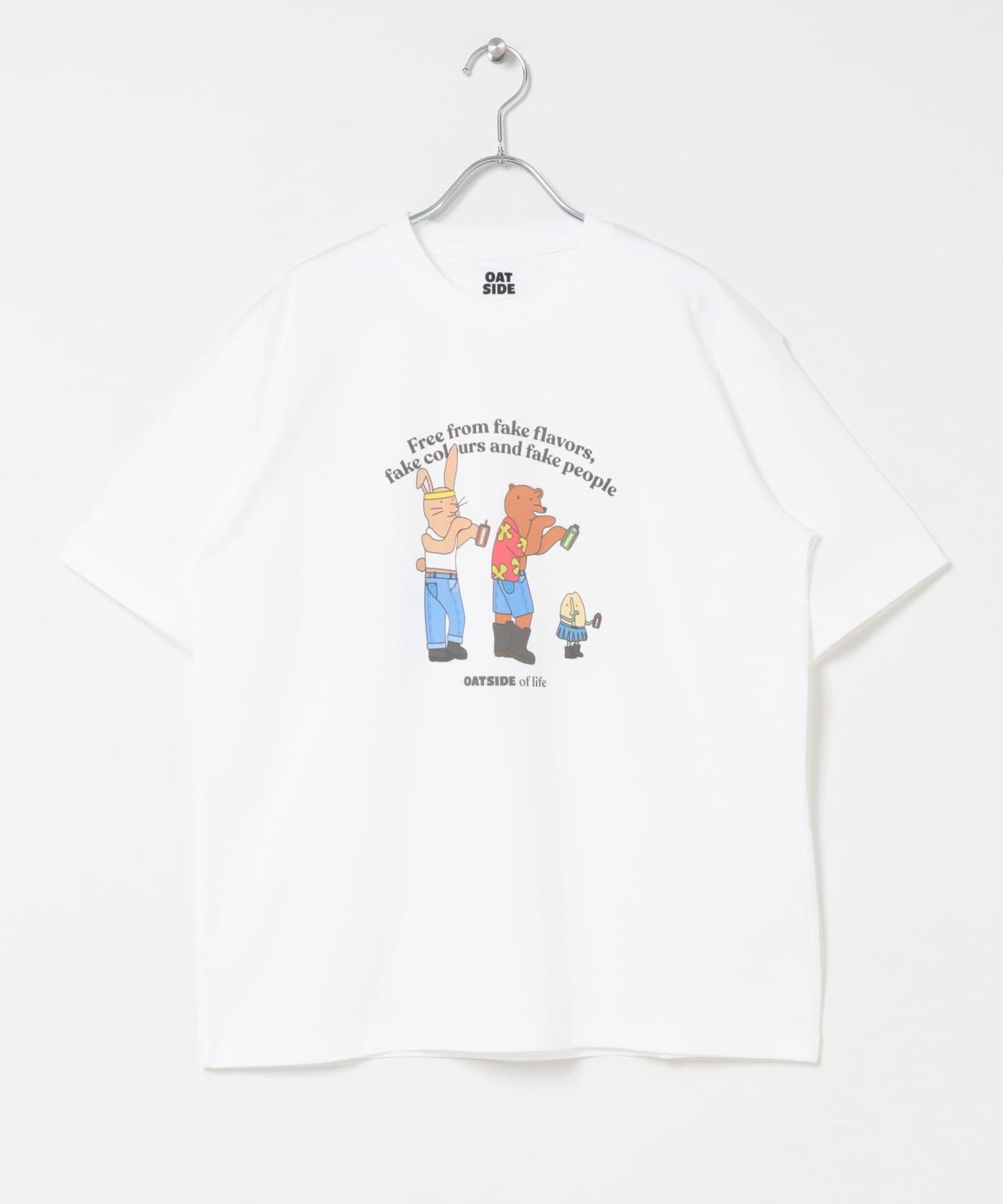 聯名 OATSIDE×SENSE OF PLACE 圖案T恤 A款