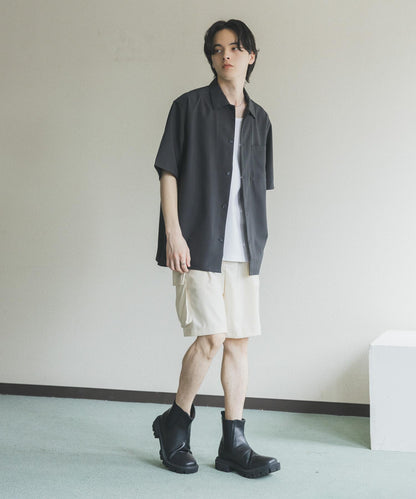 易護理速幹 亞麻質感 常規領 襯衫