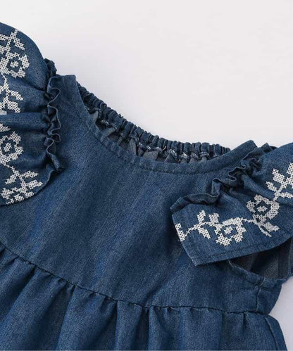 十字刺繡連體衣