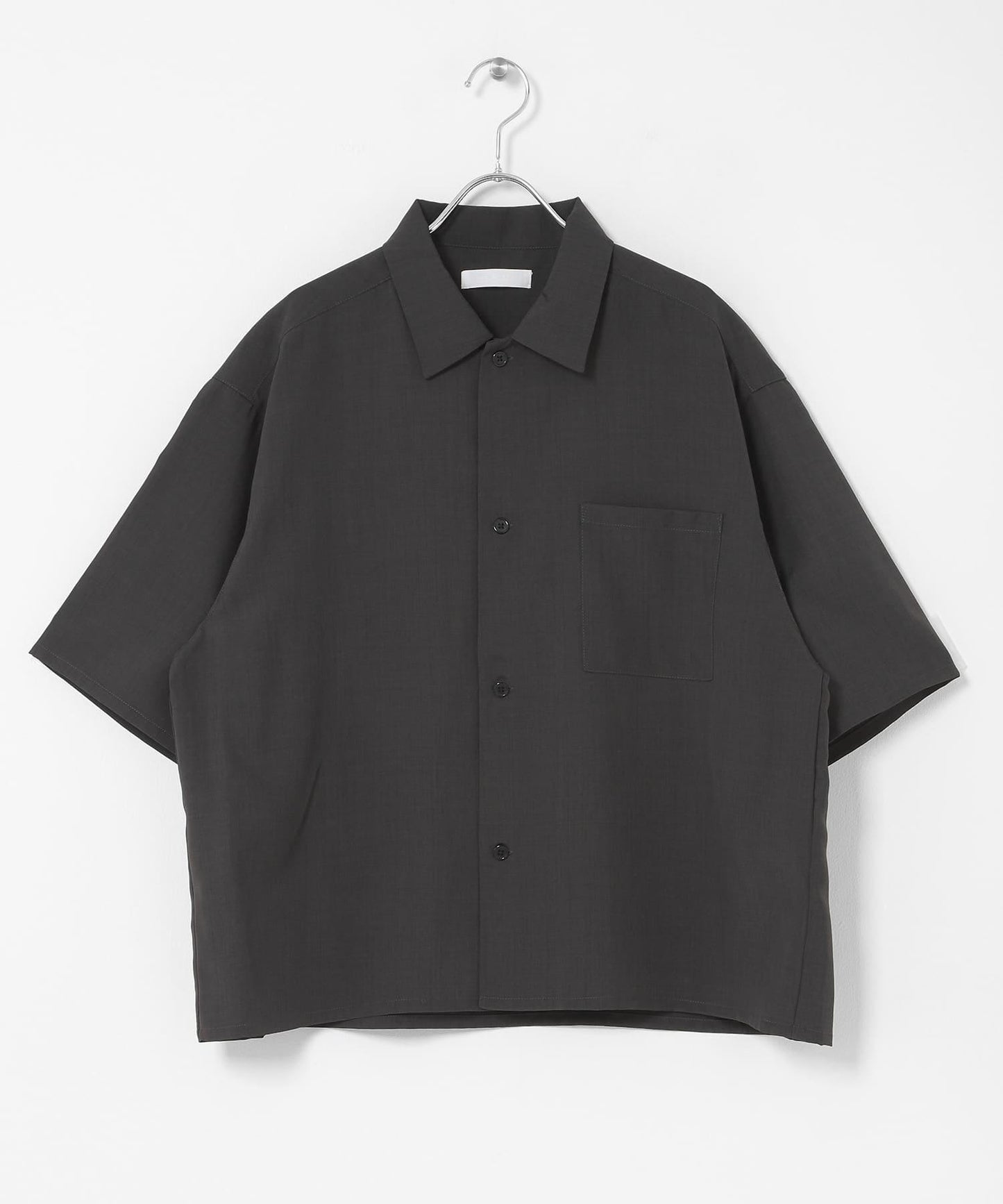 易打理速幹 盒型廓形 麻感襯衫