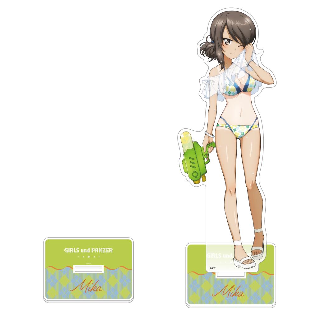 ガールズ&パンツァー 最終章（少女與戰車 最終章） ミカ 特大亞克力立牌 水槍日曬Ver.