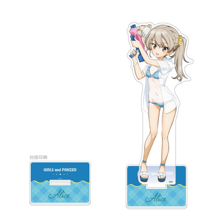 ガールズ&パンツァー 最終章（少女與戰車 最終章） 繪製系列 島田愛裡壽 特大亞克力立牌 水槍 日曬Ver.