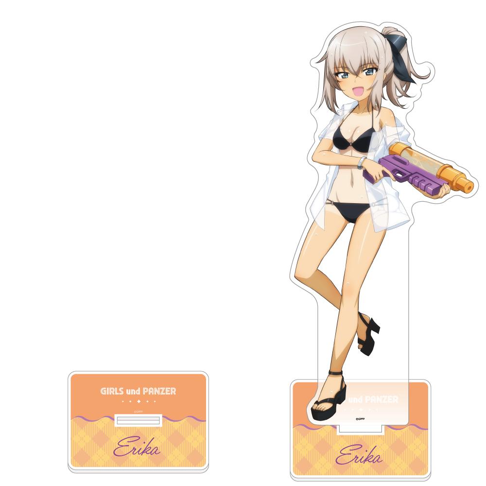 ガールズ&パンツァー 最終章（少女與戰車 最終章） 逸見エリカ 特大亞克力立牌 全新繪製 水槍日曬Ver.