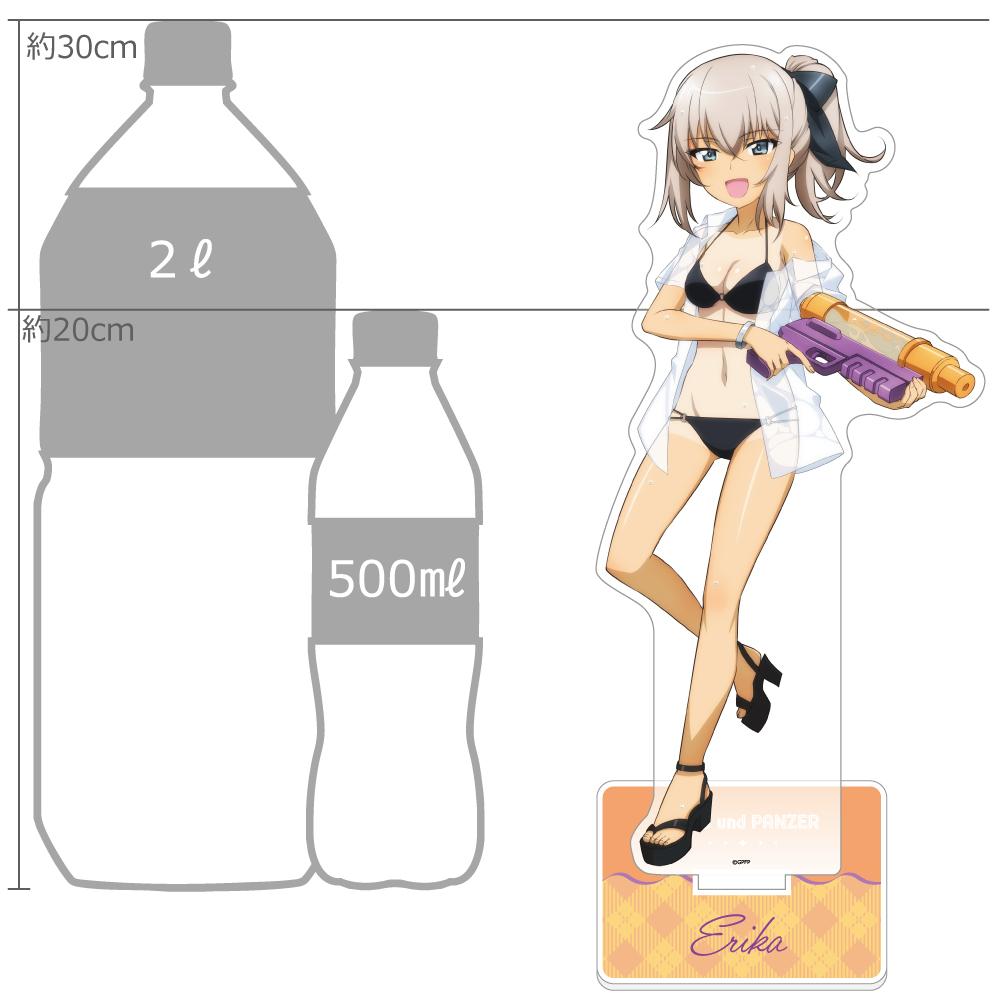 ガールズ&パンツァー 最終章（少女與戰車 最終章） 逸見エリカ 特大亞克力立牌 全新繪製 水槍日曬Ver.