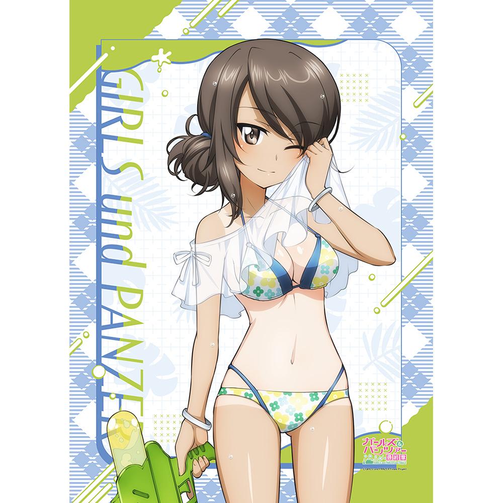 ガールズ&パンツァー 最終章（女孩與戰車 最終章） 新繪 ミカ B2掛畫 水槍日曬Ver.
