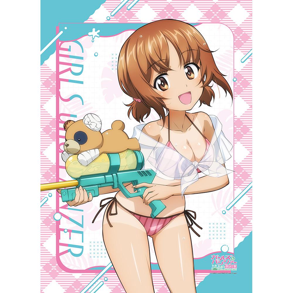 ガールズ&パンツァー 最終章（少女與戰車 最終章） 西住みほ B2掛毯 日焼けVer.