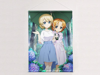 ガールズ&パンツァー（少女與戰車 最終章） ダージリン&オレンジペコ B2掛毯 雨傘款