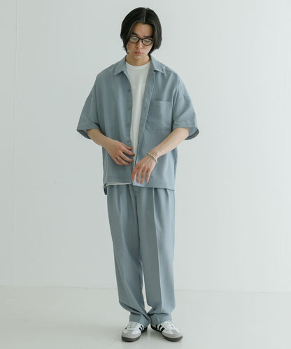 URBAN RESEARCH iD 乾爽觸感仿亞麻休閒褲