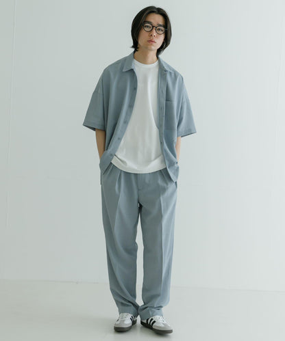 URBAN RESEARCH iD 乾爽觸感仿亞麻休閒褲