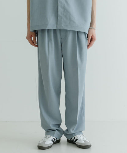 URBAN RESEARCH iD 乾爽觸感仿亞麻休閒褲