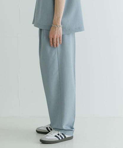 URBAN RESEARCH iD 乾爽觸感仿亞麻休閒褲