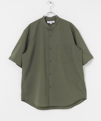 TRON WOOL 立領襯衫