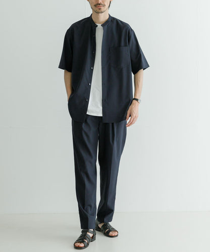 TRON WOOL 立領襯衫