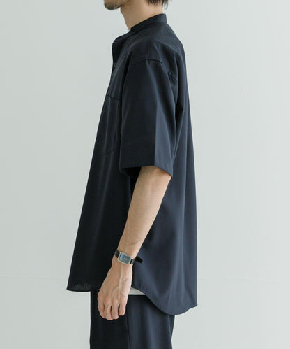 TRON WOOL 立領襯衫