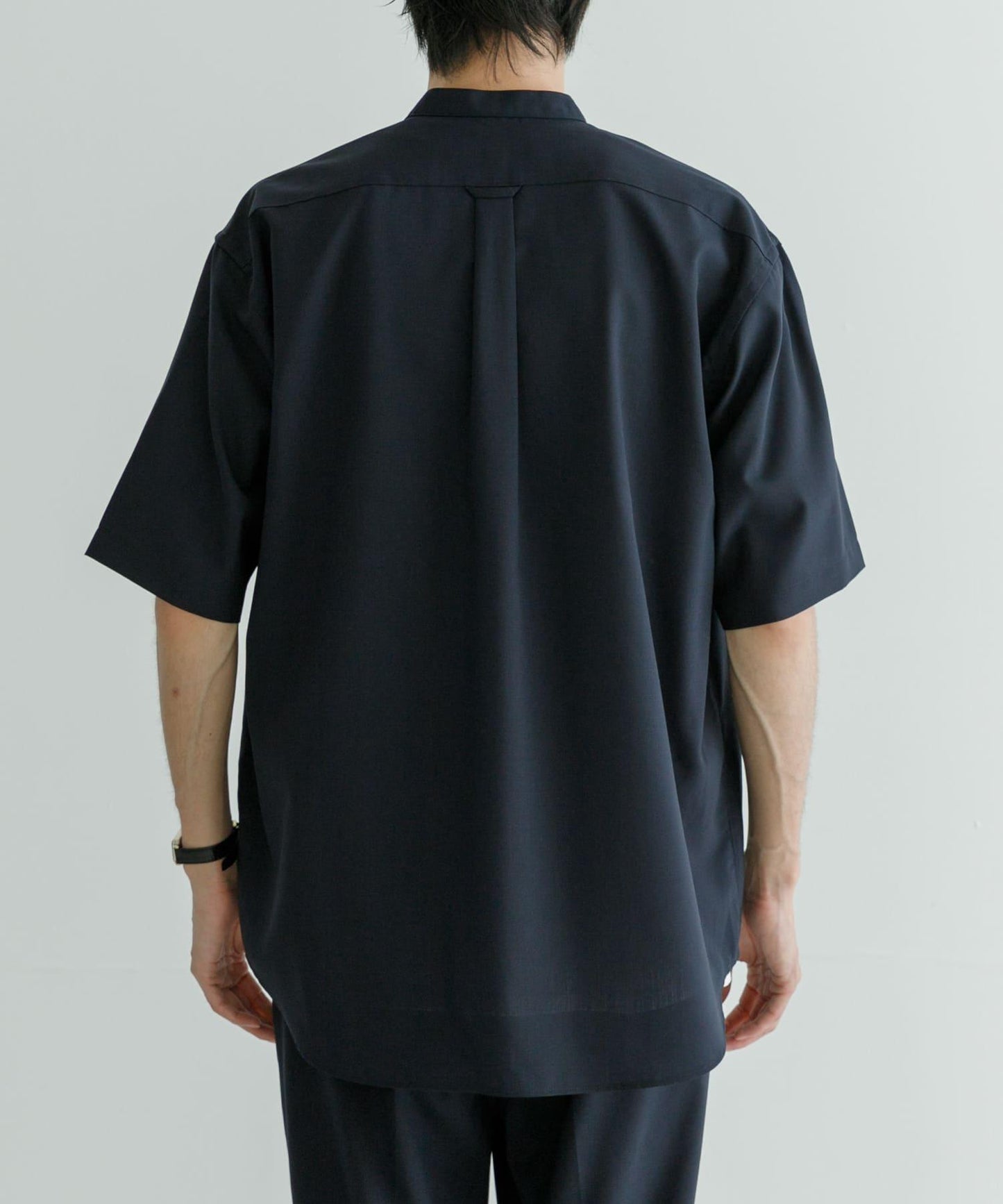 TRON WOOL 立領襯衫