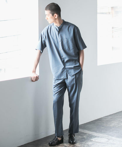 TRON WOOL 立領襯衫
