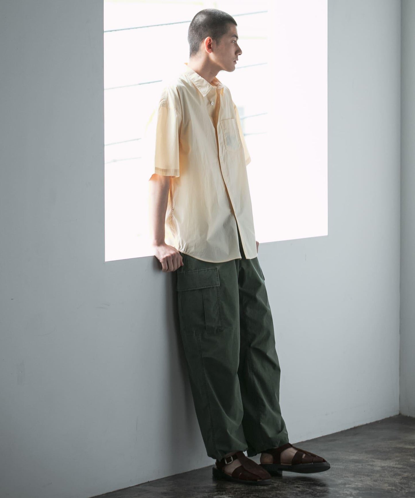 高密度棉短袖襯衫
