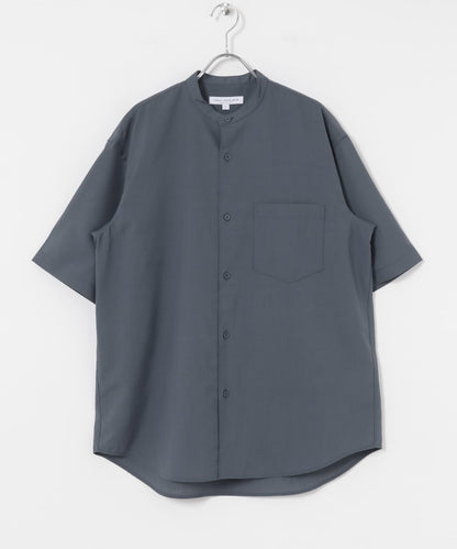 TRON WOOL 立領襯衫