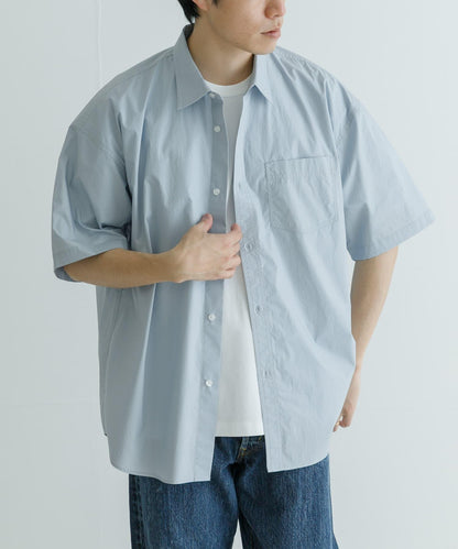 高密度棉短袖襯衫