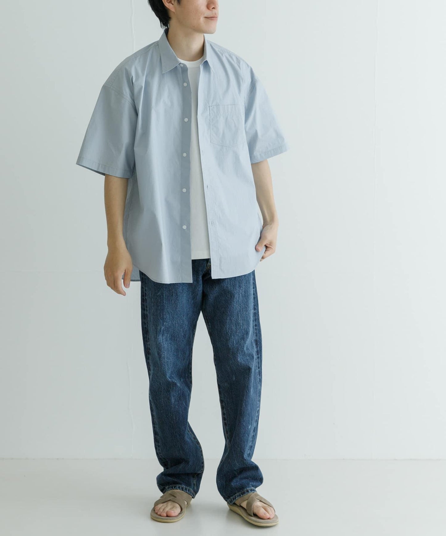 高密度棉短袖襯衫