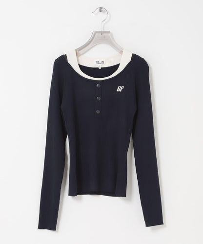 BAUM UND PFERDGARTEN VISCOSE KNIT 粘膠針織上衣
