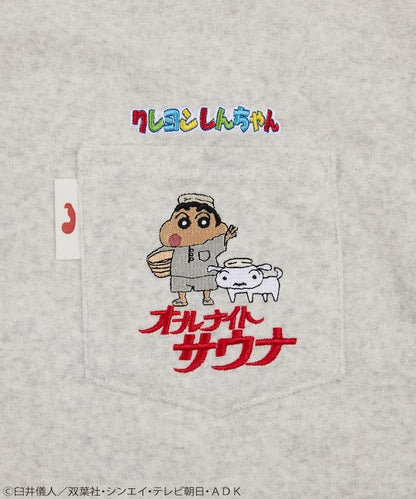 《蠟筆小新》 SAUVENIR × FREAK'S STORE 聯名 毛巾布館內服套裝 附束口袋