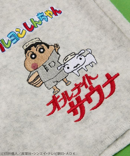 《蠟筆小新》 SAUVENIR × FREAK'S STORE 聯名 毛巾布館內服套裝 附束口袋