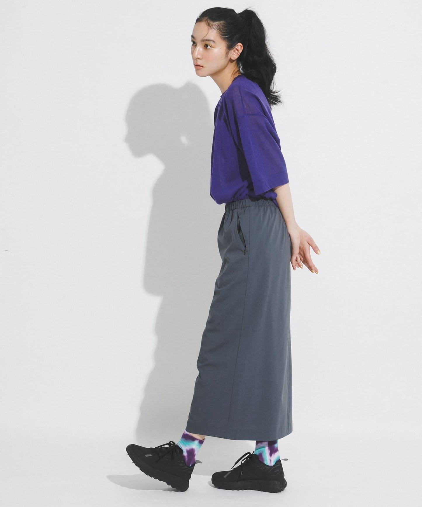 SMOOTH WOOLY LIKE 半身裙