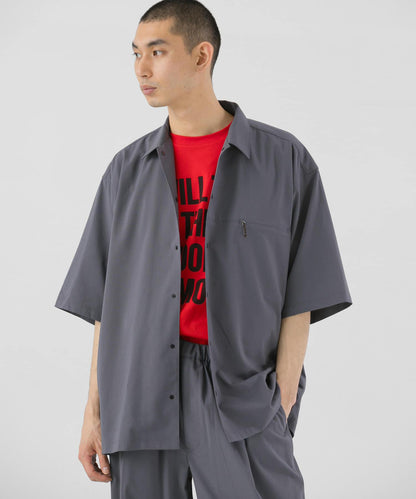 SMOOTH WOOLY LIKE 短袖襯衫