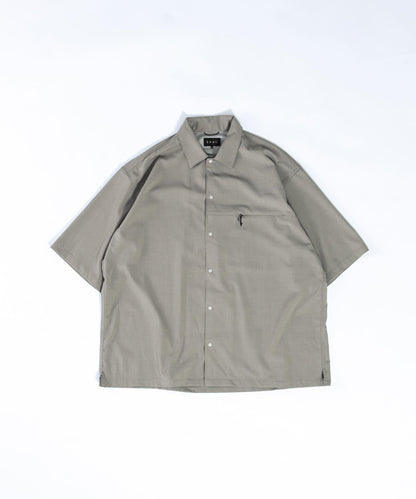 SMOOTH WOOLY LIKE 短袖襯衫