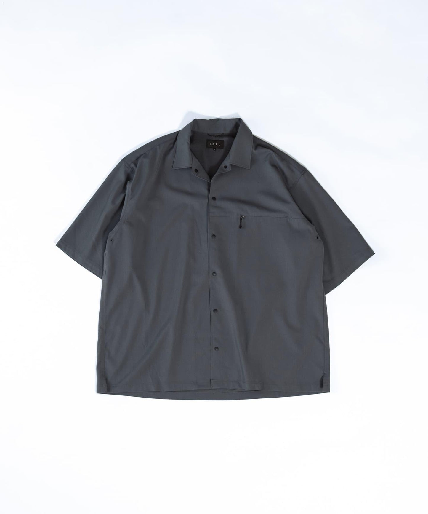 SMOOTH WOOLY LIKE 短袖襯衫