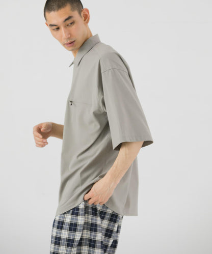 SMOOTH WOOLY LIKE 短袖襯衫