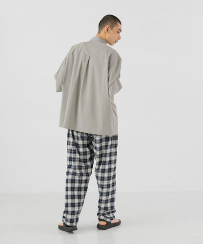 SMOOTH WOOLY LIKE 短袖襯衫