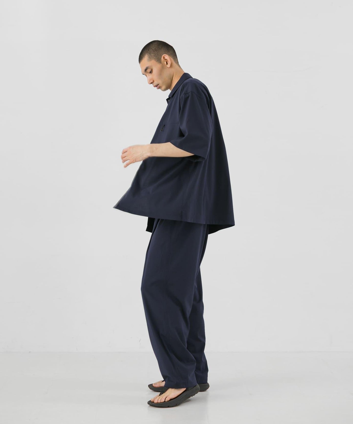 SMOOTH WOOLY LIKE 短袖襯衫
