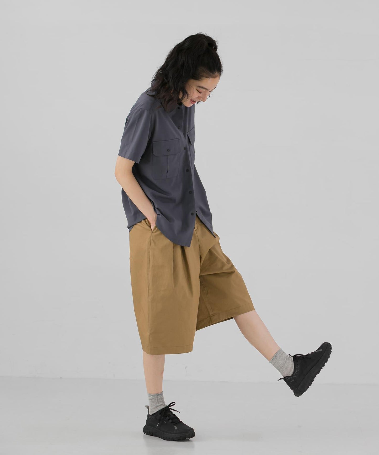 SMOOTH WOOLY LIKE 狩獵風襯衫