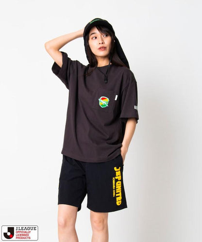 J.LEAGUE × FREAK'S STORE 聯名 SUPPORTERS NYLON SHORTS ジェフユナイテッド千葉 休閒短褲