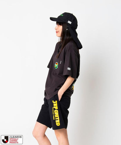 J.LEAGUE × FREAK'S STORE 聯名 SUPPORTERS NYLON SHORTS ジェフユナイテッド千葉 休閒短褲